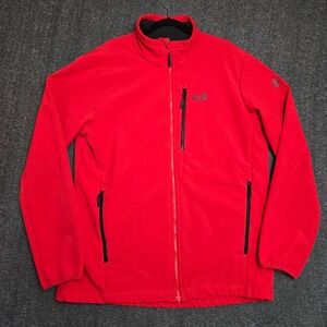 Jack Wolfskin Men's Softshell Jacket Whirlwind Flexshield Windproof Fleee Sz 2XL